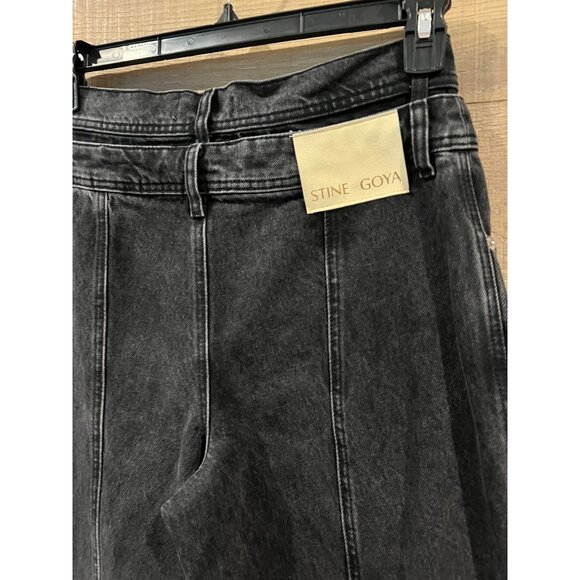 STINE GOYA Paul, 1909 Denim - Wide leg black jeans size 27 NWOT - Picture 9 of 13